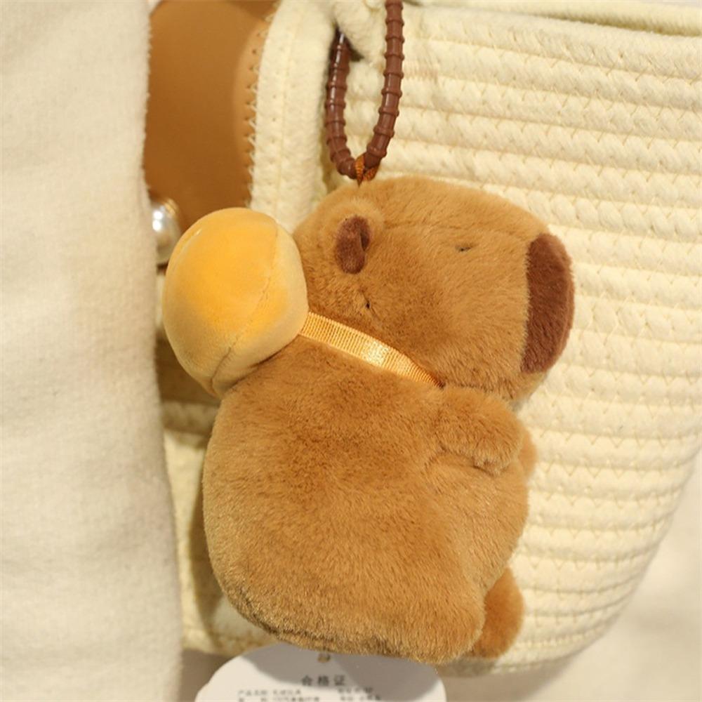 

Baking Capybara Plush Doll Keychain Cartoon Capibara Fluffty Doll Capybara Plush Toy Home Decor 11cm-style 1