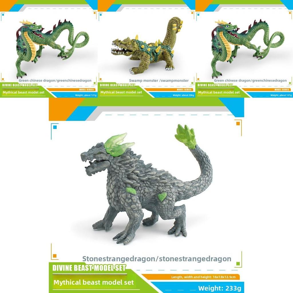 Modello di Creatura Mitologica Grifone Mostro della Palude Statua in PVC Per Collezionisti Fantasy