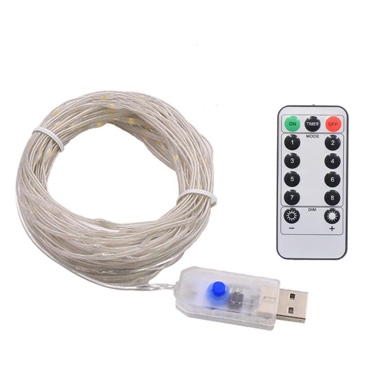 Уличные светодиодные гирлянды USB с дистанционным управлением