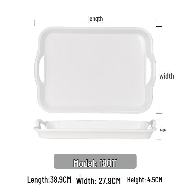 Handton Nordic European Melamine Serving Tray