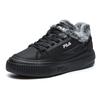 FILA Fashion Court Tara We Synthetic Leather Fleece Sports Comfort Low-Top Sneakers Women sneakers Black F12W144315FBK