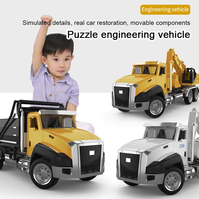 Kovový model autíčka Bagr/Požární motor