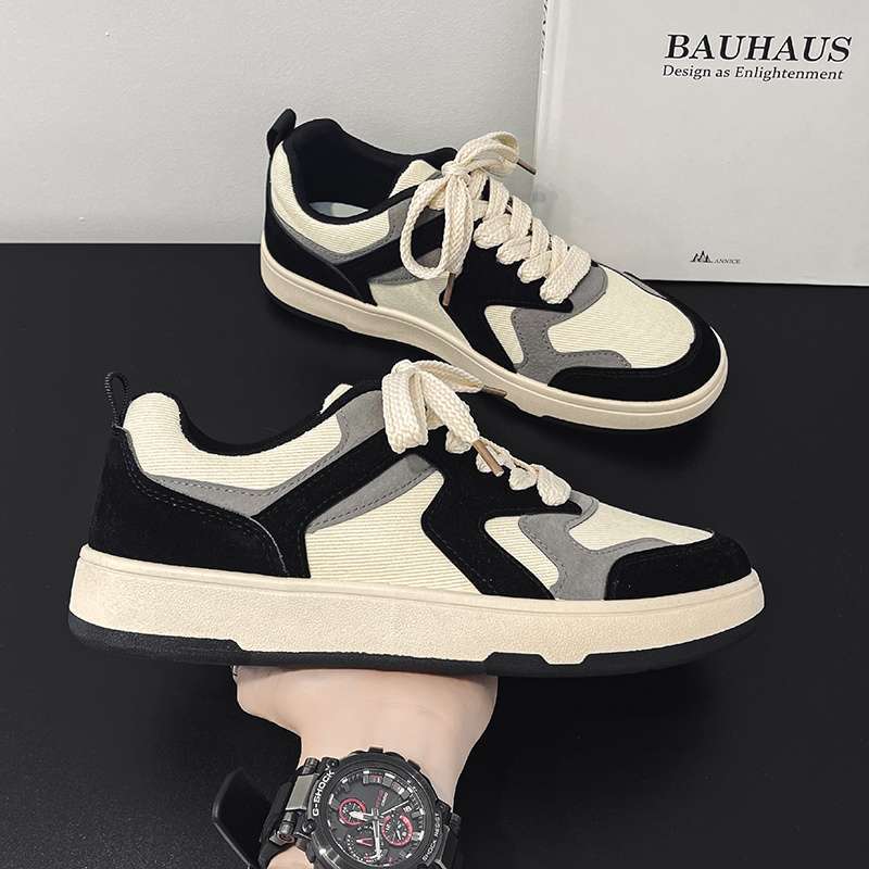 Buty Męskie letnie oddychające modne buty deskorolkowe wszechstronne studenckie niszowe kampusowe płócienne buty męskie sportowe i rekreacyjne