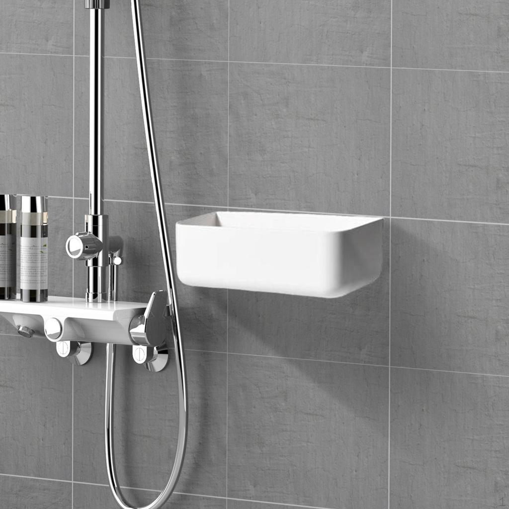 Bathroom Organizer Shelf No Drillings Shower Rack, Hang Wall for Cabinet