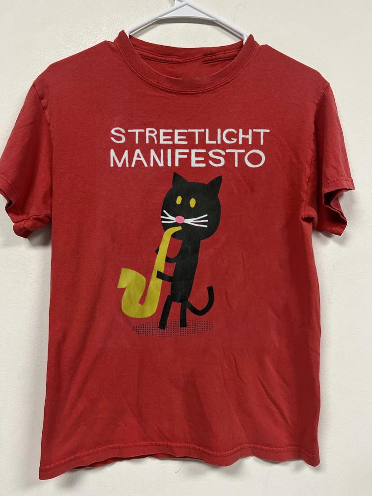 Collection Streetlight Manifesto Cat Red T Shirt All Size S5XL KK346 Unisex T-Shirt XL