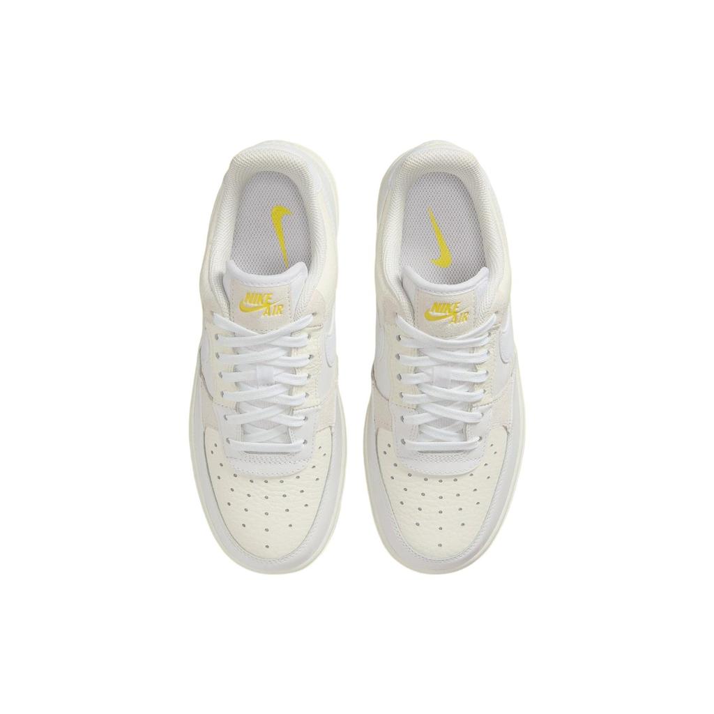 New Nike Air Force 1 Low '07 Uv Reactive Patchwork White Multicolor Yellow Women's FQ0709-100