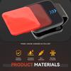 For Ford Toyota Jeep Nissan Chevrolet Ram Dodge 2'' Inch Safety Reflector Trailer Hitch Cover Tube Cap Plug Red for Receiver