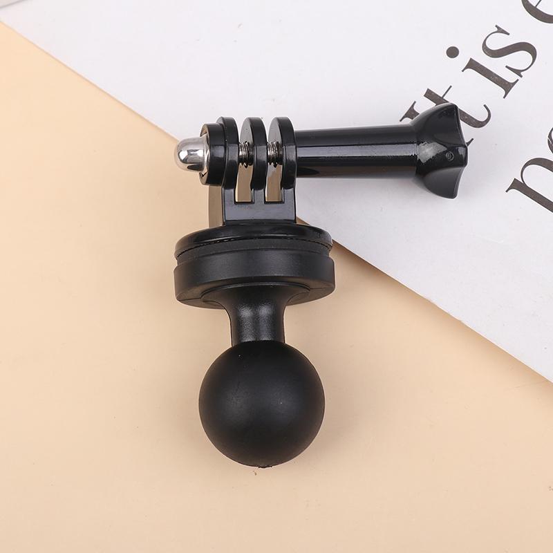 Universeller 1" Aluminium-Kugelkopf-Adapter mit 1/4"-Gewinde für Doppelgelenkarm für Actionkamera-Ständer
