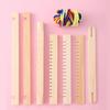 Children Wooden Diy Weave Loom Toys Set Pretend Play Hand Knitting Toys for Girls Household Knitting Machine Fine Motor Training