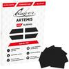 Quiver Time 200-Count Artemis Standard Black Card Sleeves - Single Matte Deck Sleeves - Card Protectors Compatible with Pok?mon, Magic: The Gathering