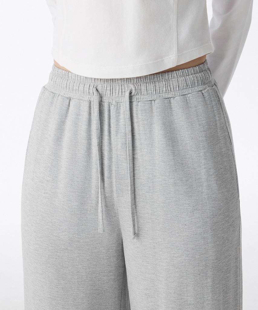MUSINSA STANDARD WOMAN Women'S Jersey Wide Lounge Pants [Medium Grey]