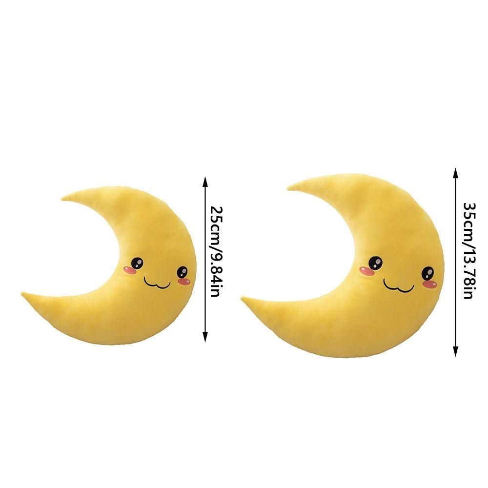 25/35cm Soft Pillow PP Cotton Stuffed Back Cushion Creative Gift Moon Plush Pillow  for Birthday