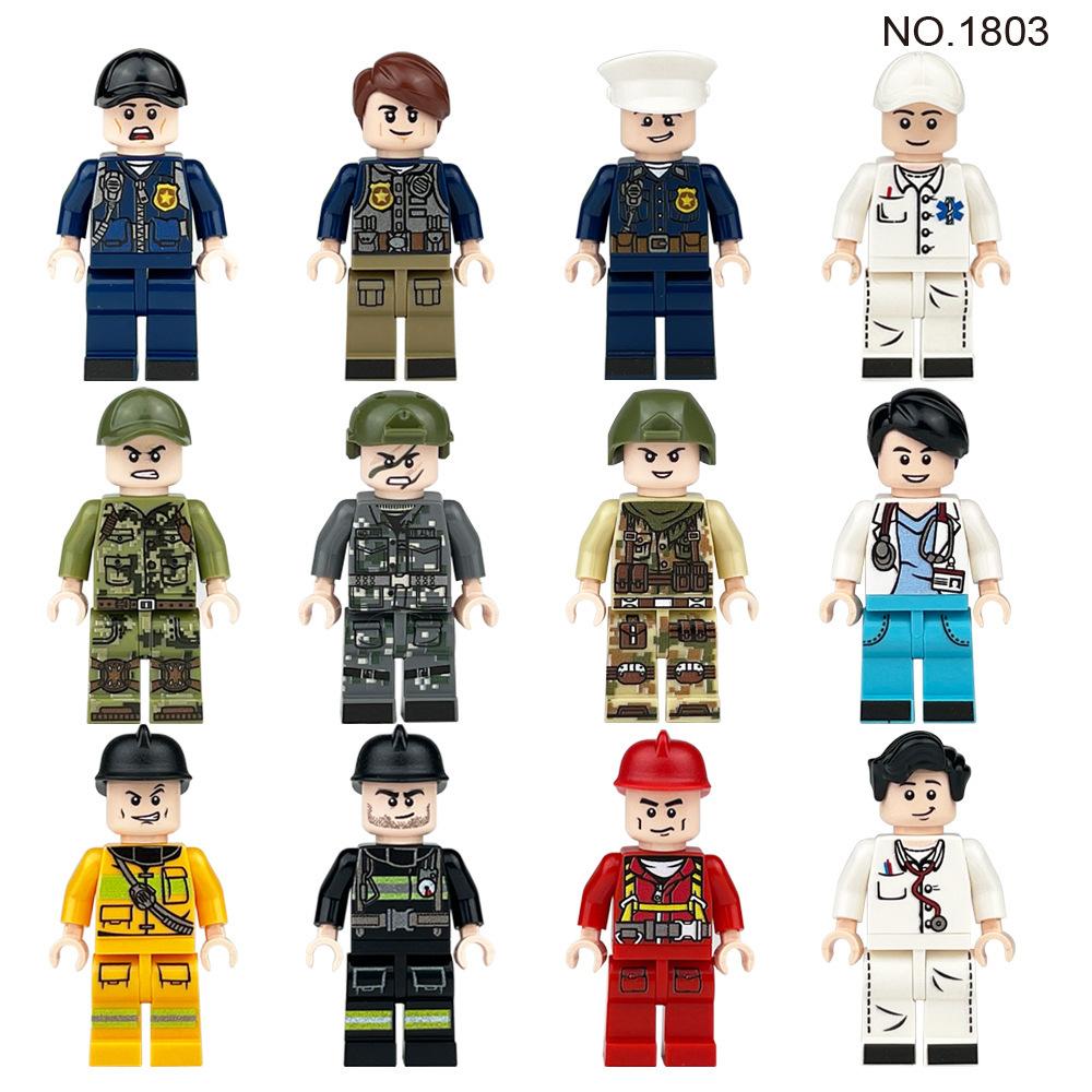 480 City Professional Police Special Police Building Block Small Particles Assembled Children'S Toys