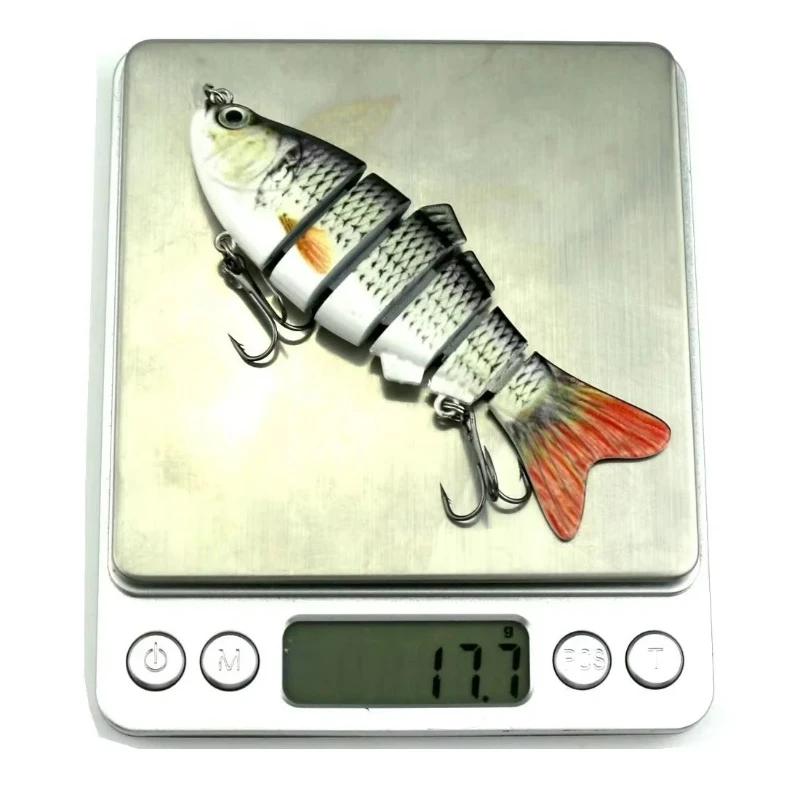 10cm/15g Simulated Multi Section Road Bait 6-section Biomimetic Submerged Baits High-quality Outdoor Fishing Gear Wholesale