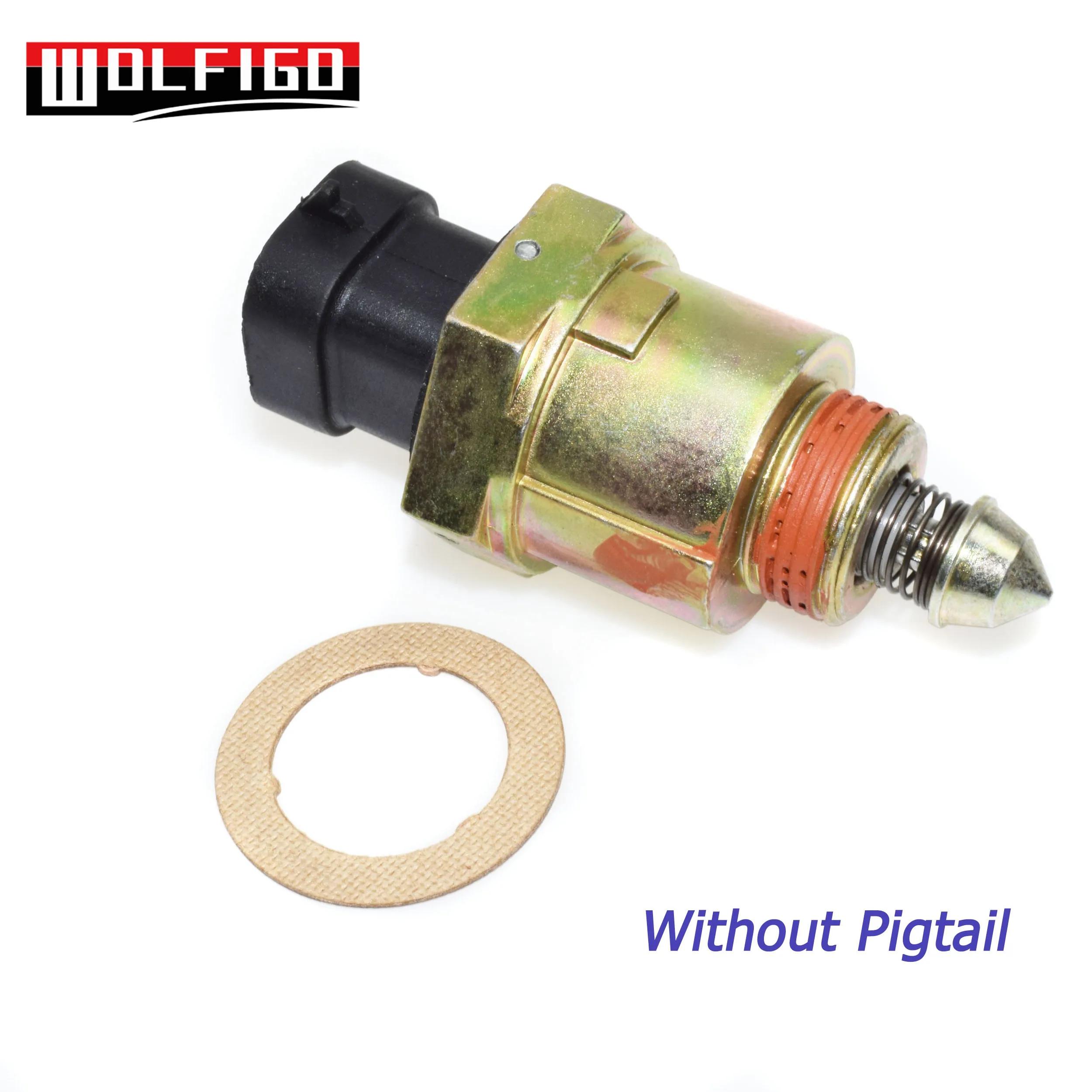 For Chevrolet GMC CADILLAC OLDSMOBILE PONTIAC Idle Air Control Valve W/ or W/O Electric Plug Wire Connector 17111281 New Without Pigtail