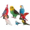 Bird Static Macaws Parrot Model Figurines For Collection Educational&Decoration