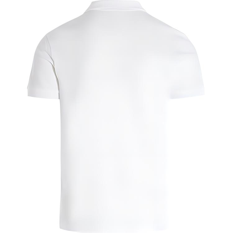 Polo Ralph Lauren Enfärgad Logobroderad Kortärmad Pikétröja Herrtoppar Vit 710660897-004