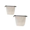 2 Pcs Water Resistant Makeup Bag for Women Girls Cosmetic Bag Portable Storage Bag Toiletry Bag