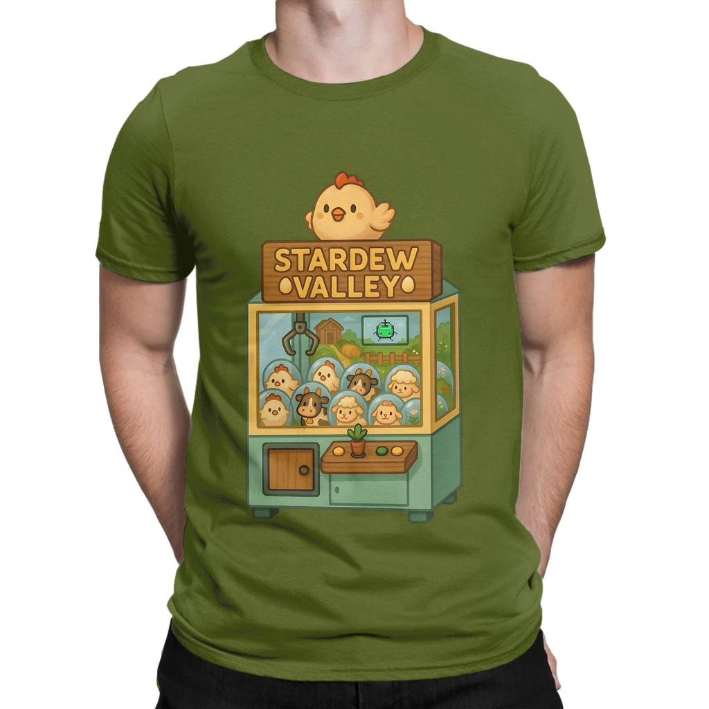 Stardew Valley Crane Game Novelty 100 Cotton Tshirt Stardew Valley Tops Tees For Unisex