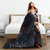 The Twilight Edward Bella  Soft Warm Blanket  Travel Plush Throw Blanket Aesthetic Couch Chair Flannel Bedspread Sofa Bed Cover