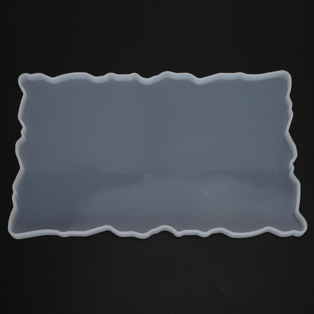11.8 x 7.5 Inch Fruit Tray Mould Soft DIY Tray Mould Resin Mould  Jewelry Plate Making