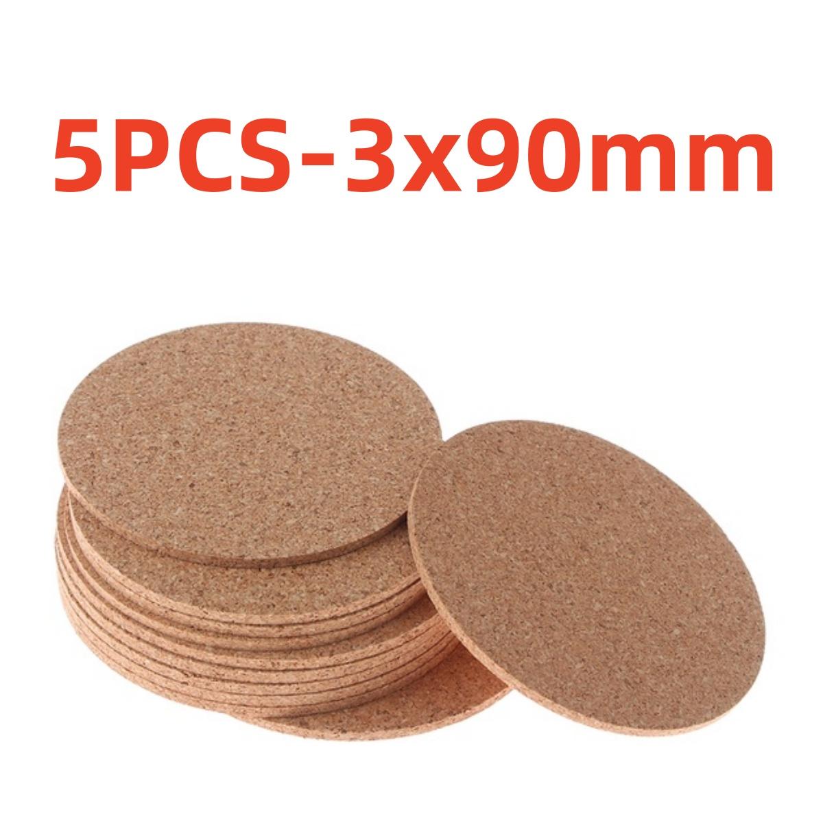 5-30pcs Cork Coaster, Wooden Pad for Drink,Absorbent Heat Resistant Reusable Tea or Coffee Non-Slip Coaster for Table Crafts