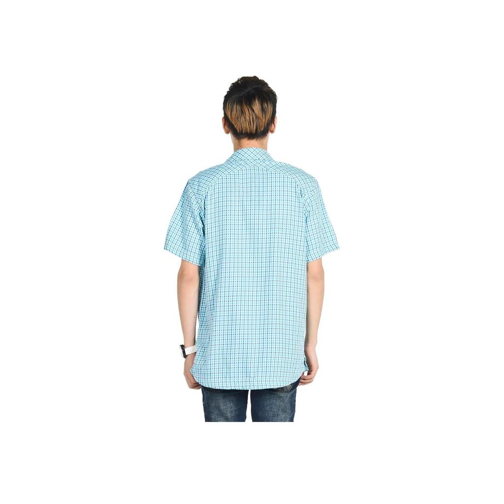 Jordan Casual Plaid Short Sleeve Shirt Men Tops Blue 467351-102