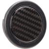 Lenkrad Hupenknopf ABS Kohlefaser 50mm Durchmesser Kohlefaser Universelles Auto Modifiziertes Zubehör