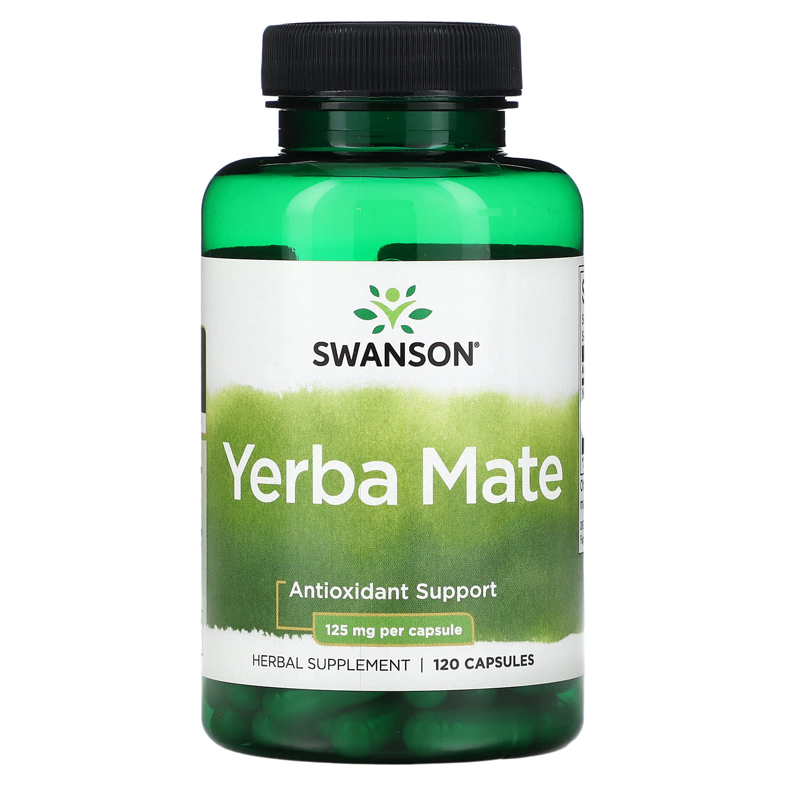 

Yerba Mate, 125Mg, 120 Capsules