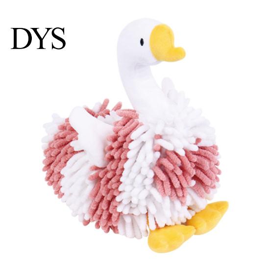 Kitchen And Bathroom Hand Towels Chenille Goose Towel, Soft Cute Fuzzy Hanging Towel for Absorbent Ball Kids Room Lovely Swan Design