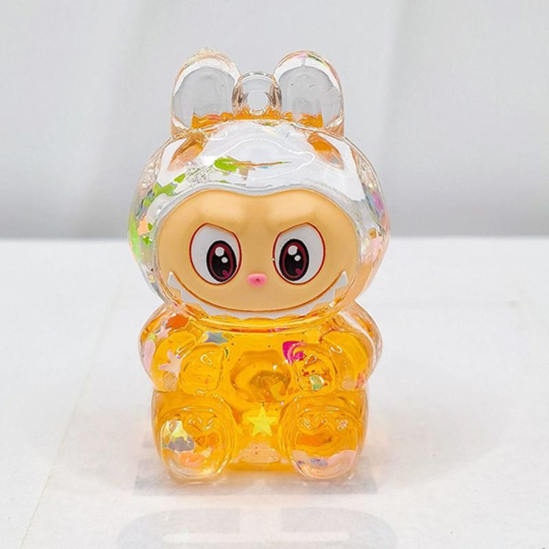 Quicksand Rabbit Cute Flash Color Dopamine Car Home Toy Ornaments