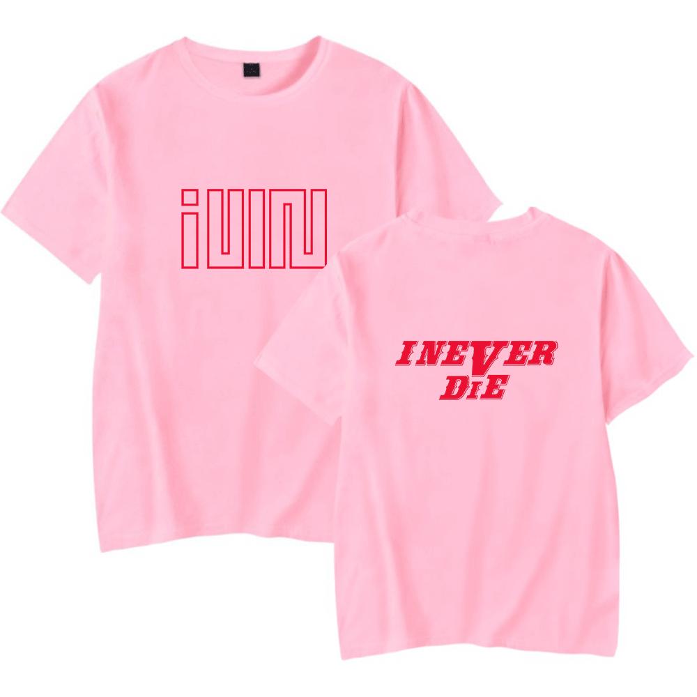 2023 Kpop Gidle New Album I Never Die Tshirt Cotton Tee Tops Short Sleeve For Unisex And Women Casual Streetwear