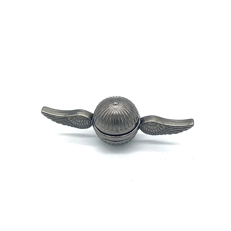Fidget Spinner Toys Golden Snitch Metal Anti Stress Hand Spinner Toys Spinning Gyro Finger Rotation Gyroscope Toy For Kids Adult