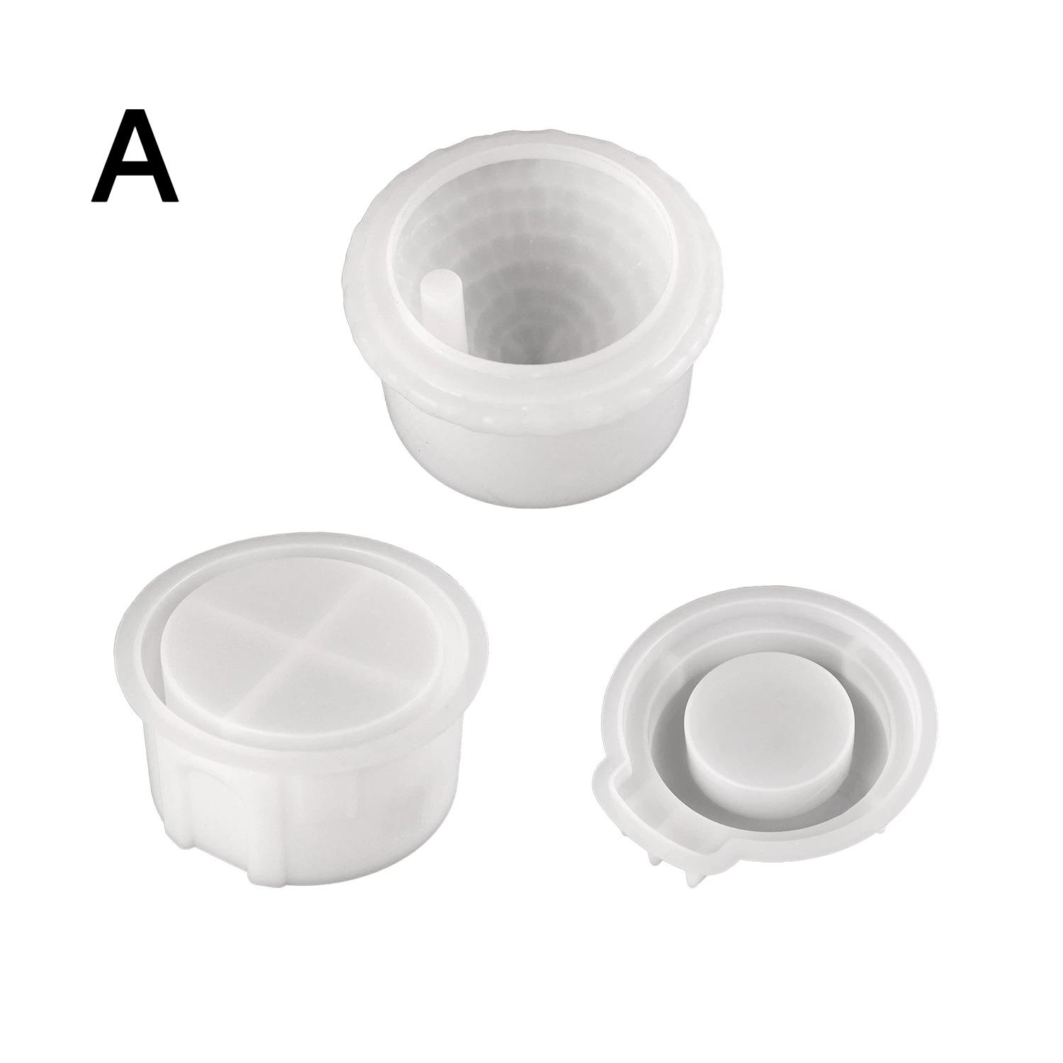

3D House Aromath Stove Mold Diy Chimney Houses Candlestick Silicone Molds Plaster Concrete Resin Incense Burner Craft Making Kit