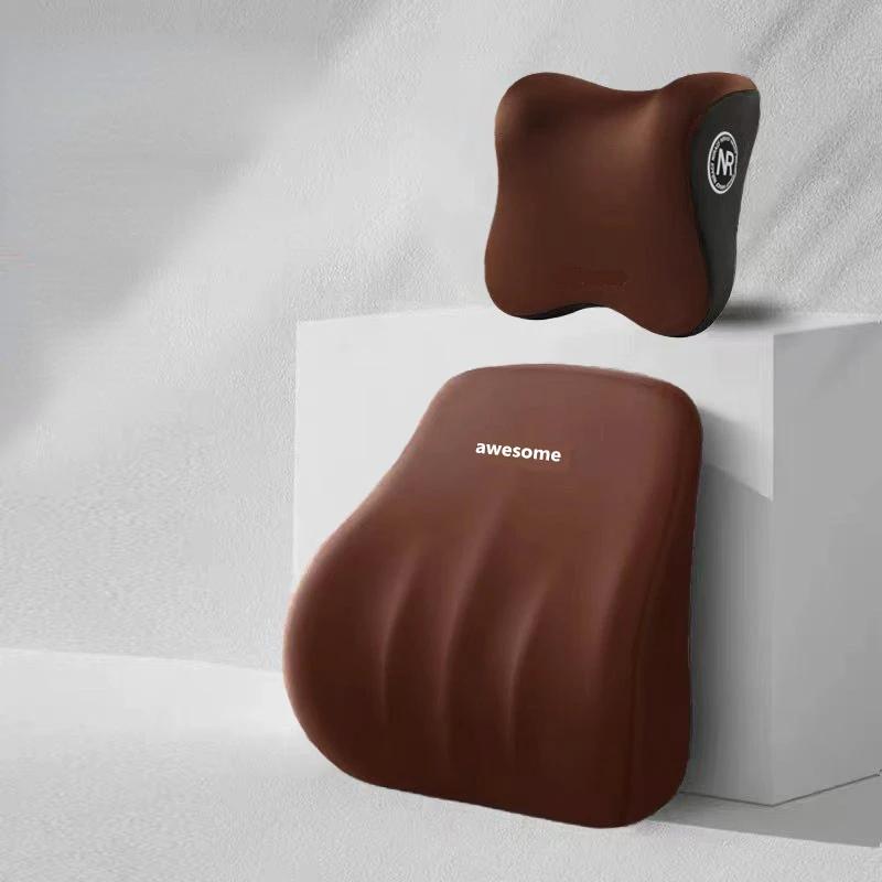 Auto Memory Foam Nackenkissen Schutz Lendenwirbelstützkissen Lendenwirbelstützkissen Auto Kopfstützkissen Sitzstützen