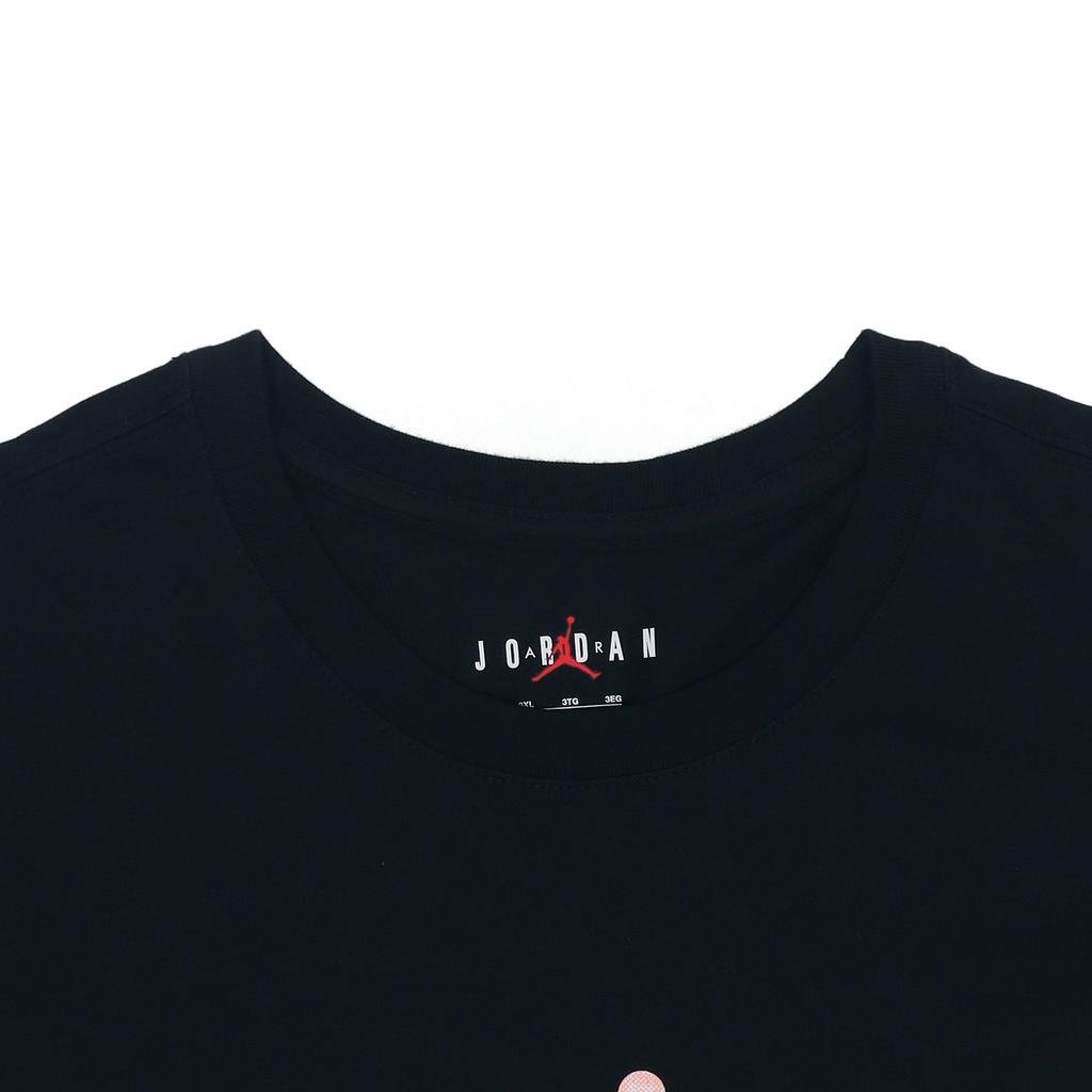 Jordan Sport DNA Solid Logo And Numbers Crew Neck Short Sleeve T-Shirt Men Tops Black DO8899-010