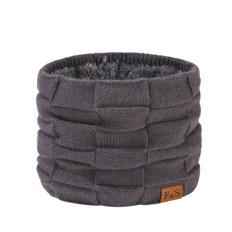 Winter men's velvet scarf fashionable and simple solid color scarf outdoor riding thickened plaid warm neck cover