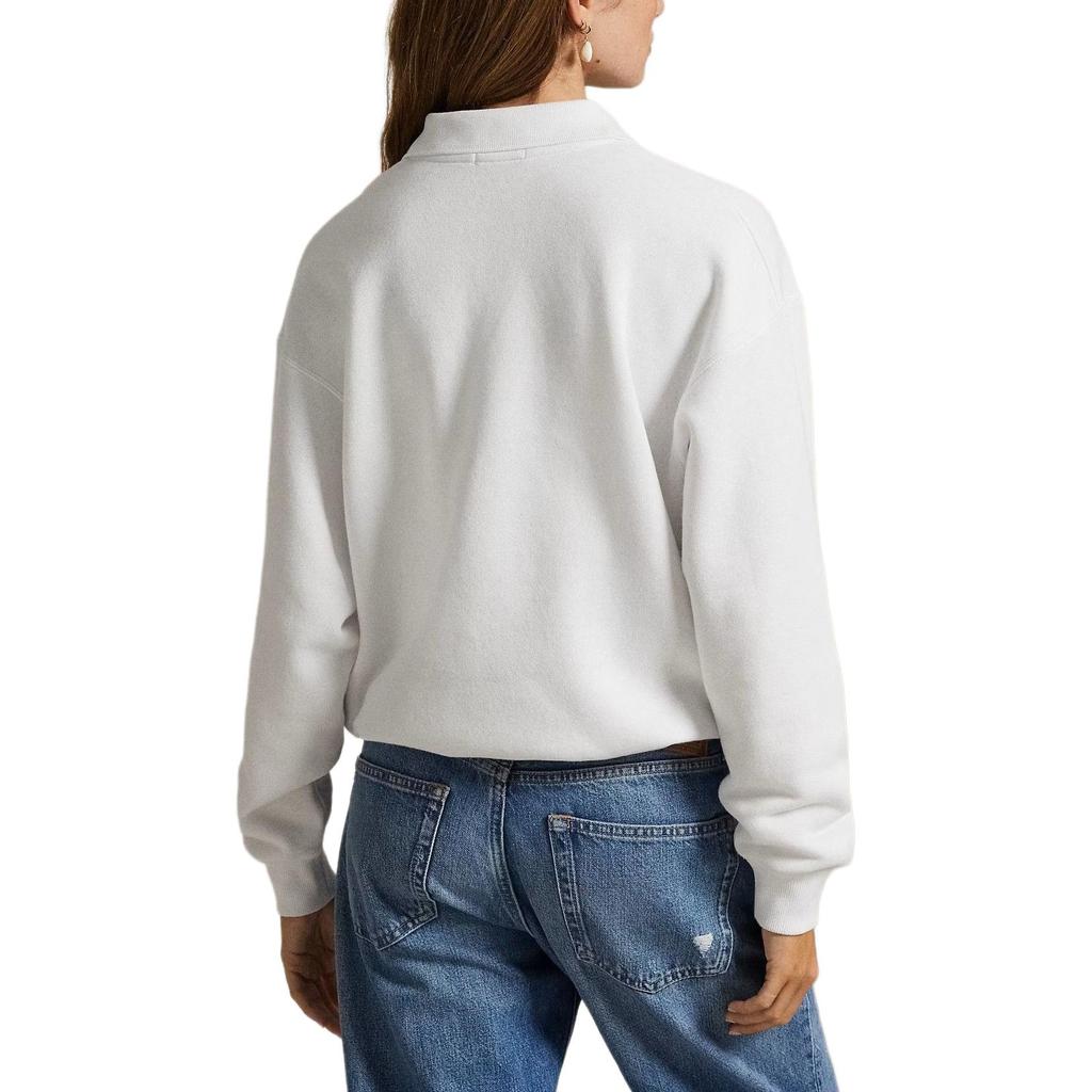 Polo Ralph Lauren Cotton Logo Embroidered Fleece Pullover Long Sleeve Sweatshirt Women sweatshirt 211947966-500