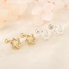 Star Screw Back Stud Earrings For Women Summer Hypoallergenic Niche Elegant High End Temperament Jewelry