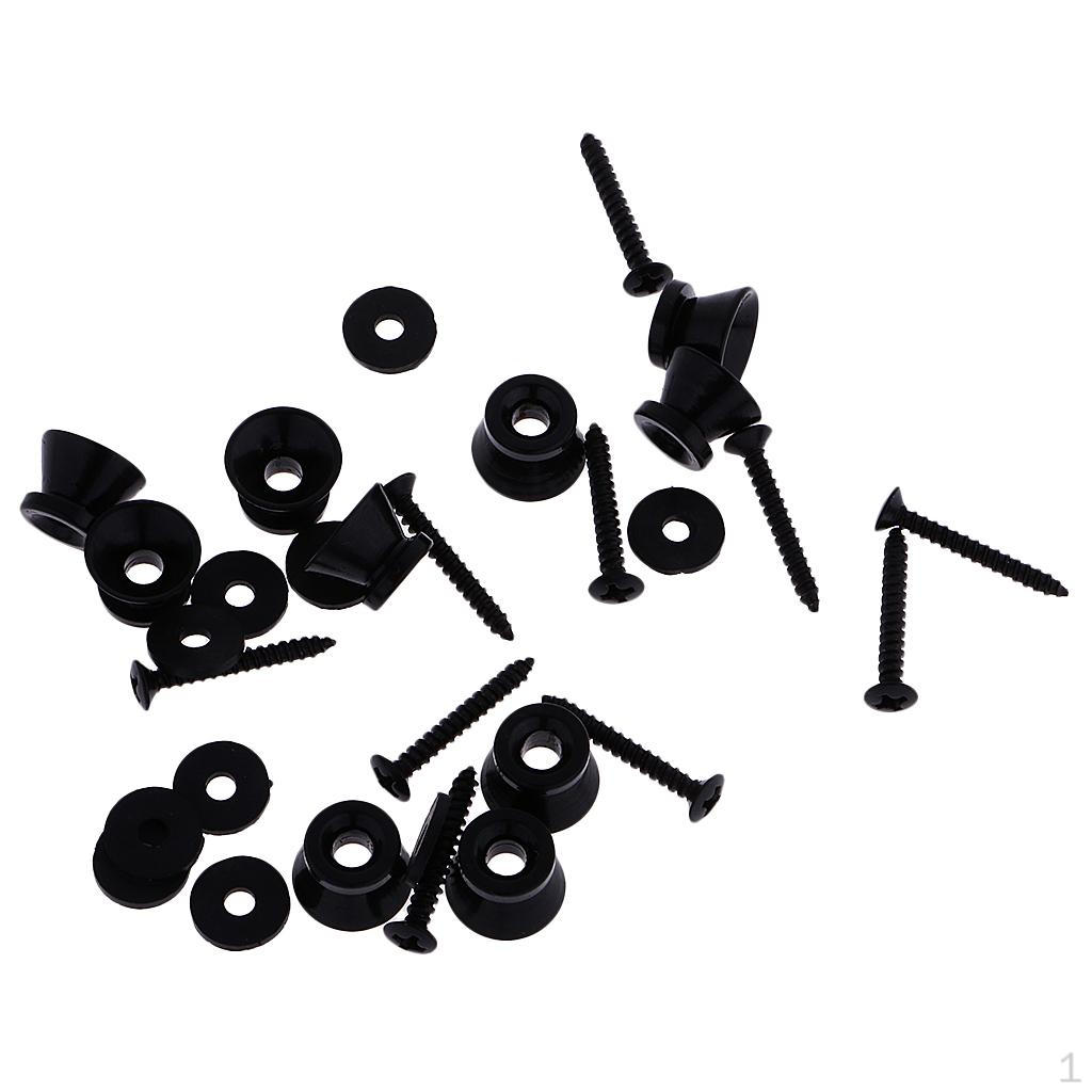 10 Electric Guitar Bass tape Pin Ukulele Pins Button W /