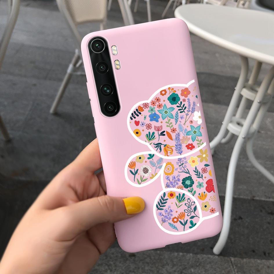 For Xiaomi Mi Note 10 Lite Case 6.47" Fashion Cute Girls Painted Soft TPU Cover For Xiaomi Note 10 Lite MiNote10 Lite Phone Case