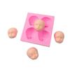 Cute Doll Human Body Silicone 4 Cavities Cake Decoration Fondant For Candy Chocolate Craft Dough Flower Paste Resin Plaster