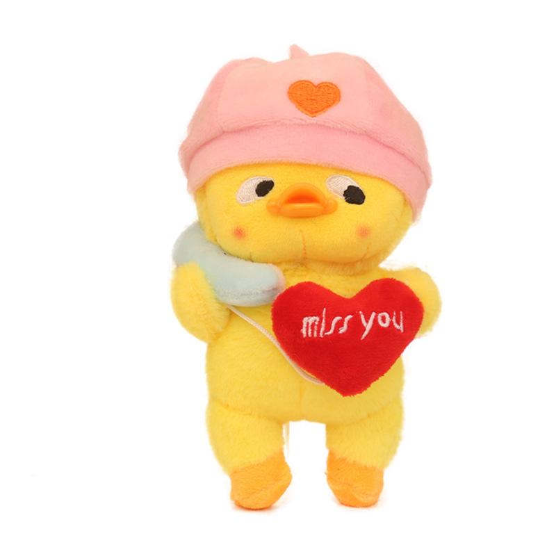 Visually appealing Super Cute Explosions Duck Pendant Plush Toy Gift Doll