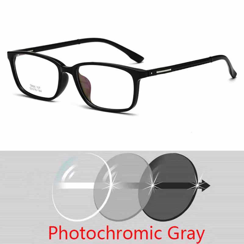 Ultralight  Myopia Glasses Women&Men Fashion Square Plastic Frame Anti Blue Nearsighted Glasses With -0.5 -1.0 -1.5 To -6.0