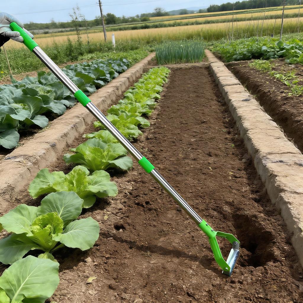 Binette Étrier Binette de Jardin Acier au Carbone Robuste Efficace Binette à Fouir pour Désherbage Jardinage