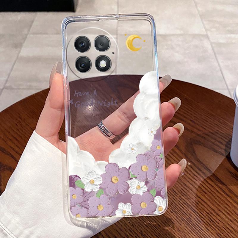 For OnePlus ACE 2 Pro 3 Pro Cases Clear Silicon Soft TPU Back Cover ACE2 ACE3 Pro Capa Cute Rabbit Cat Dinasaur Phone Case Funda