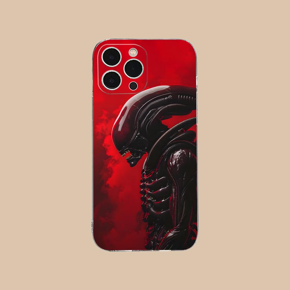 Alien Romulus Mobile Cell Phone Case for iPhone 17 16 15 14 13 12 11 X XR XS Air Pro Max Plus Mini Clear Colorful Cover Luxury