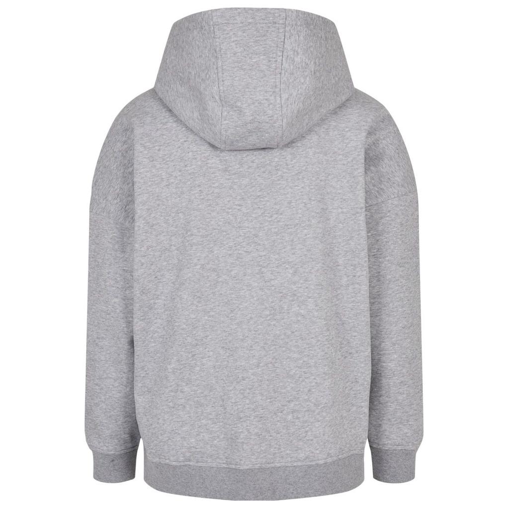 Build Your Brand Mens Oversized Cut-On Hoodie