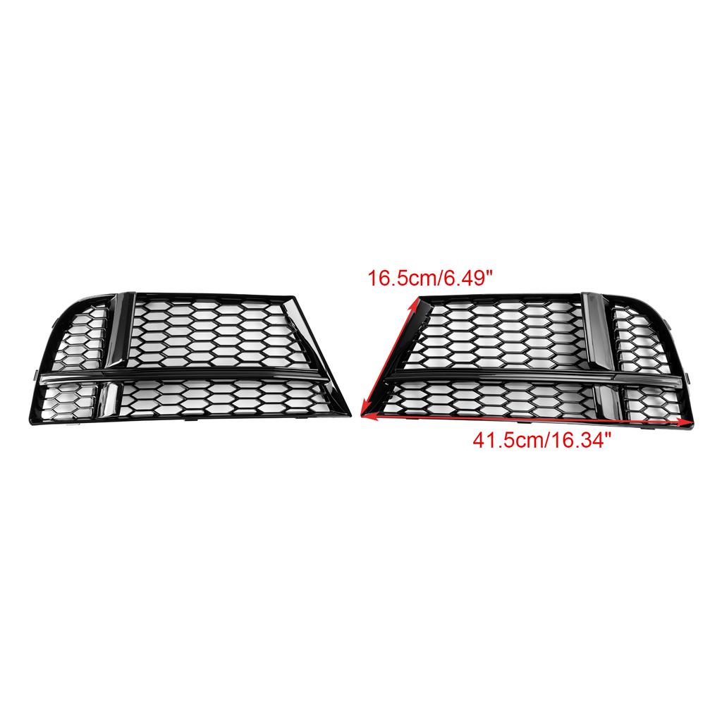 Front Fog Light Cover Bezel Grille Grill 8V3807681AE 8V3807682Q Fit A3 8V S-LINE 2017-2019