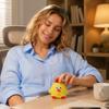 Soft Squeeze Chicken Shaped Bath Toy for Toddlers and Babies BPA Free Flexible Material with Cartoon Design Suitable for Water Play